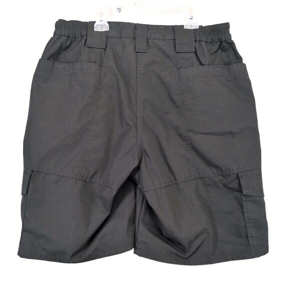 Propper Men's 38x9 Black Tactical Cargo Shorts Elastic Waist F5253 Ripstop Relax - Picture 2 of 10